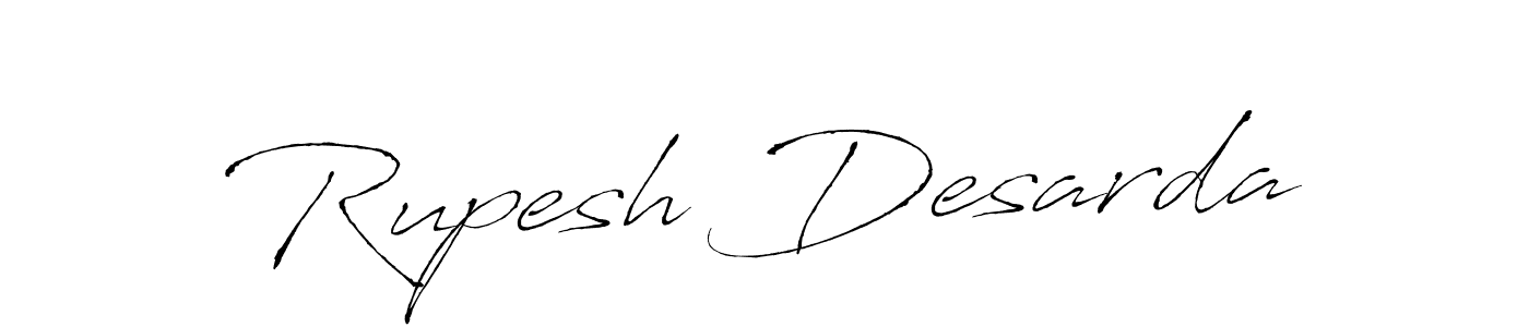 Also we have Rupesh Desarda name is the best signature style. Create professional handwritten signature collection using Antro_Vectra autograph style. Rupesh Desarda signature style 6 images and pictures png