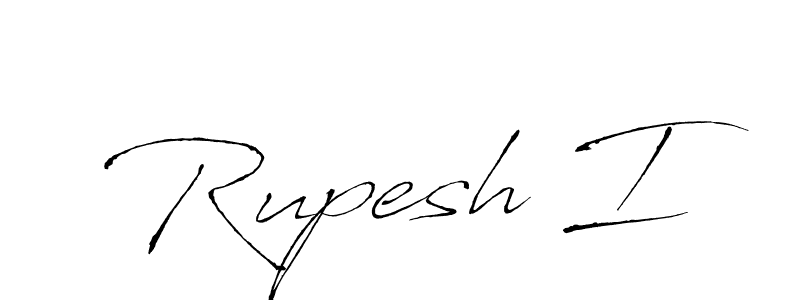 How to make Rupesh I name signature. Use Antro_Vectra style for creating short signs online. This is the latest handwritten sign. Rupesh I signature style 6 images and pictures png