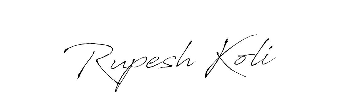 The best way (Antro_Vectra) to make a short signature is to pick only two or three words in your name. The name Rupesh Koli include a total of six letters. For converting this name. Rupesh Koli signature style 6 images and pictures png