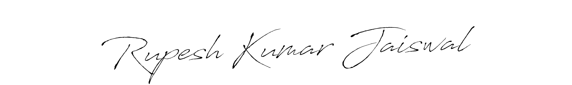 Use a signature maker to create a handwritten signature online. With this signature software, you can design (Antro_Vectra) your own signature for name Rupesh Kumar Jaiswal. Rupesh Kumar Jaiswal signature style 6 images and pictures png