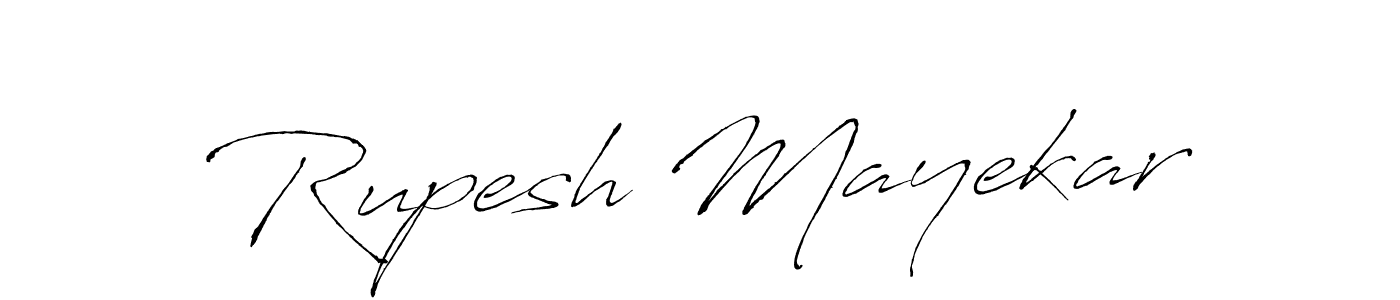 You should practise on your own different ways (Antro_Vectra) to write your name (Rupesh Mayekar) in signature. don't let someone else do it for you. Rupesh Mayekar signature style 6 images and pictures png