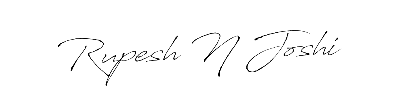 Rupesh N Joshi stylish signature style. Best Handwritten Sign (Antro_Vectra) for my name. Handwritten Signature Collection Ideas for my name Rupesh N Joshi. Rupesh N Joshi signature style 6 images and pictures png