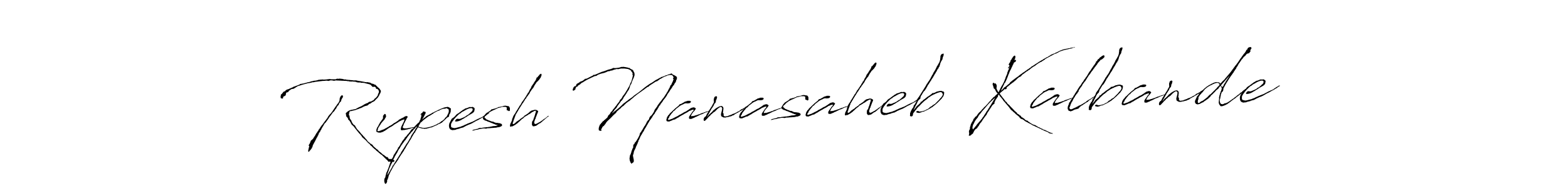 Create a beautiful signature design for name Rupesh Nanasaheb Kalbande. With this signature (Antro_Vectra) fonts, you can make a handwritten signature for free. Rupesh Nanasaheb Kalbande signature style 6 images and pictures png