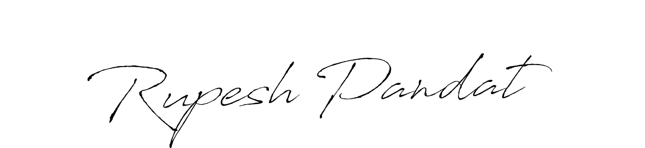 Create a beautiful signature design for name Rupesh Pandat. With this signature (Antro_Vectra) fonts, you can make a handwritten signature for free. Rupesh Pandat signature style 6 images and pictures png