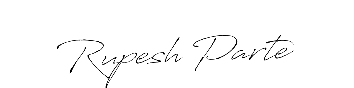 Use a signature maker to create a handwritten signature online. With this signature software, you can design (Antro_Vectra) your own signature for name Rupesh Parte. Rupesh Parte signature style 6 images and pictures png