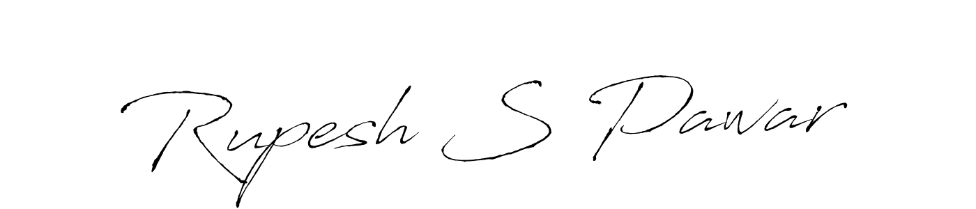 Create a beautiful signature design for name Rupesh S Pawar. With this signature (Antro_Vectra) fonts, you can make a handwritten signature for free. Rupesh S Pawar signature style 6 images and pictures png