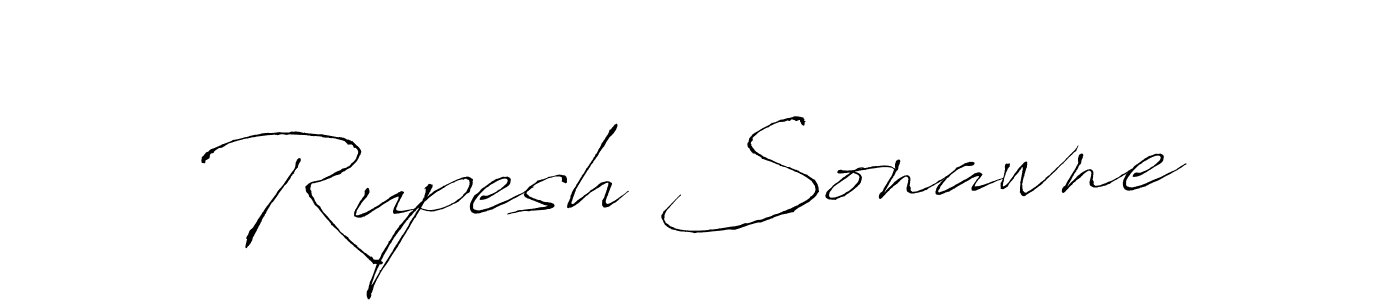 Design your own signature with our free online signature maker. With this signature software, you can create a handwritten (Antro_Vectra) signature for name Rupesh Sonawne. Rupesh Sonawne signature style 6 images and pictures png