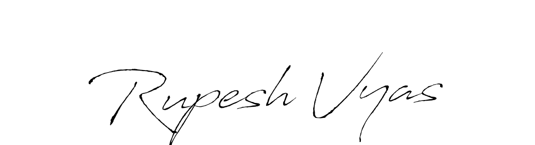 Use a signature maker to create a handwritten signature online. With this signature software, you can design (Antro_Vectra) your own signature for name Rupesh Vyas. Rupesh Vyas signature style 6 images and pictures png