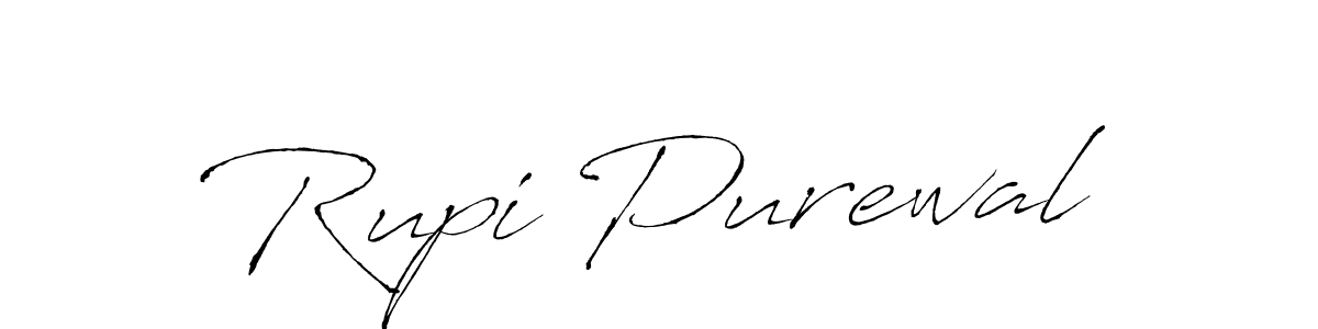 The best way (Antro_Vectra) to make a short signature is to pick only two or three words in your name. The name Rupi Purewal include a total of six letters. For converting this name. Rupi Purewal signature style 6 images and pictures png