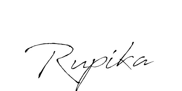 The best way (Antro_Vectra) to make a short signature is to pick only two or three words in your name. The name Rupika include a total of six letters. For converting this name. Rupika signature style 6 images and pictures png