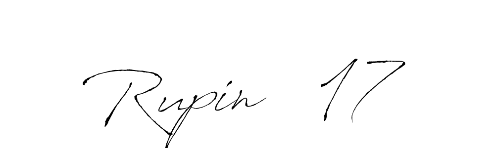 Antro_Vectra is a professional signature style that is perfect for those who want to add a touch of class to their signature. It is also a great choice for those who want to make their signature more unique. Get Rupin   17 name to fancy signature for free. Rupin   17 signature style 6 images and pictures png