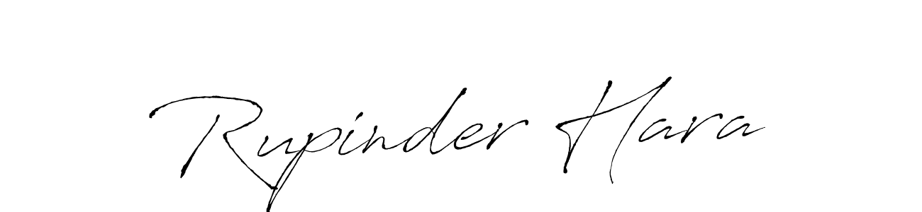 Create a beautiful signature design for name Rupinder Hara. With this signature (Antro_Vectra) fonts, you can make a handwritten signature for free. Rupinder Hara signature style 6 images and pictures png