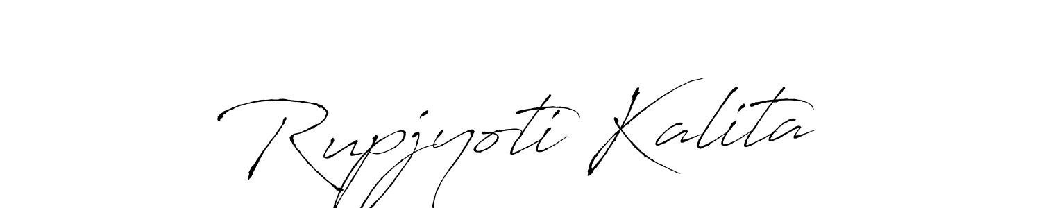 Rupjyoti Kalita stylish signature style. Best Handwritten Sign (Antro_Vectra) for my name. Handwritten Signature Collection Ideas for my name Rupjyoti Kalita. Rupjyoti Kalita signature style 6 images and pictures png