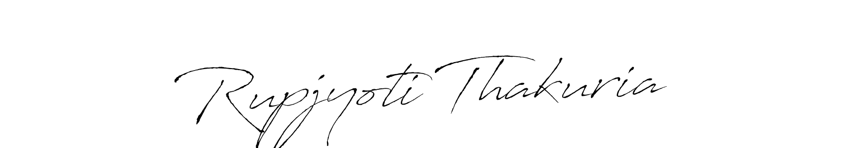 Make a beautiful signature design for name Rupjyoti Thakuria. With this signature (Antro_Vectra) style, you can create a handwritten signature for free. Rupjyoti Thakuria signature style 6 images and pictures png