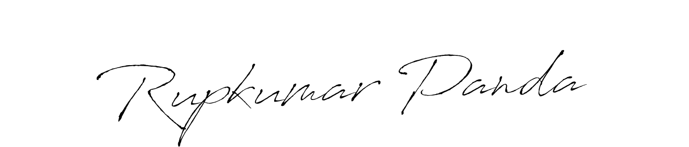 The best way (Antro_Vectra) to make a short signature is to pick only two or three words in your name. The name Rupkumar Panda include a total of six letters. For converting this name. Rupkumar Panda signature style 6 images and pictures png