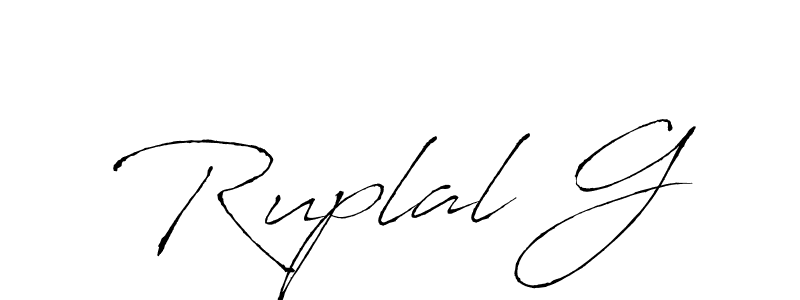 You should practise on your own different ways (Antro_Vectra) to write your name (Ruplal G) in signature. don't let someone else do it for you. Ruplal G signature style 6 images and pictures png