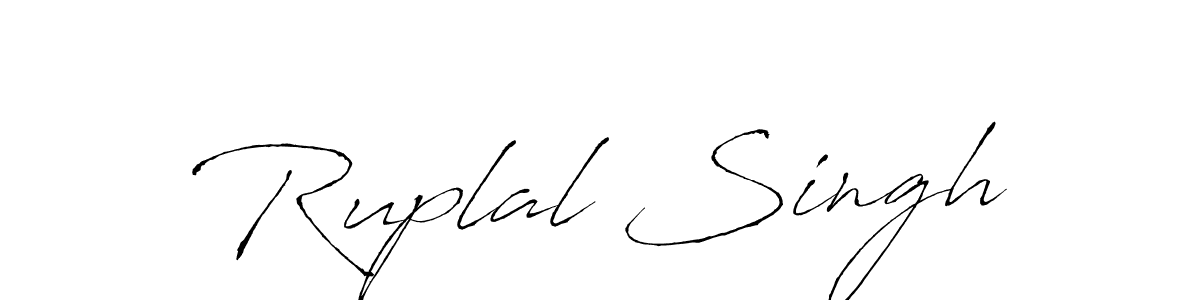 Use a signature maker to create a handwritten signature online. With this signature software, you can design (Antro_Vectra) your own signature for name Ruplal Singh. Ruplal Singh signature style 6 images and pictures png