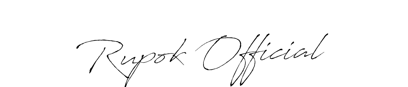 How to Draw Rupok Official signature style? Antro_Vectra is a latest design signature styles for name Rupok Official. Rupok Official signature style 6 images and pictures png