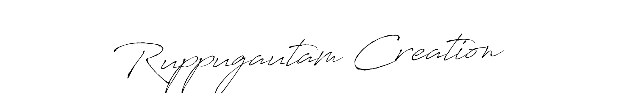 if you are searching for the best signature style for your name Ruppugautam Creation. so please give up your signature search. here we have designed multiple signature styles  using Antro_Vectra. Ruppugautam Creation signature style 6 images and pictures png