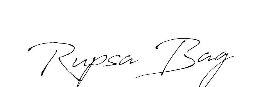 You should practise on your own different ways (Antro_Vectra) to write your name (Rupsa Bag) in signature. don't let someone else do it for you. Rupsa Bag signature style 6 images and pictures png