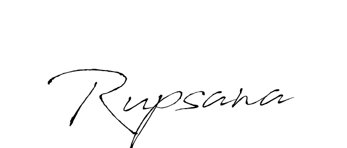 Use a signature maker to create a handwritten signature online. With this signature software, you can design (Antro_Vectra) your own signature for name Rupsana. Rupsana signature style 6 images and pictures png