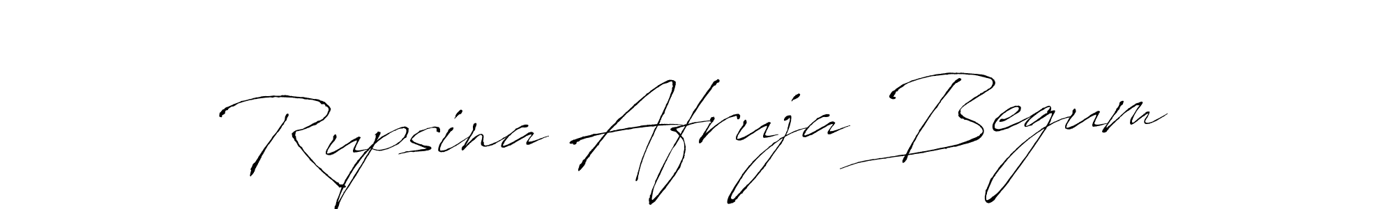 Rupsina Afruja Begum stylish signature style. Best Handwritten Sign (Antro_Vectra) for my name. Handwritten Signature Collection Ideas for my name Rupsina Afruja Begum. Rupsina Afruja Begum signature style 6 images and pictures png