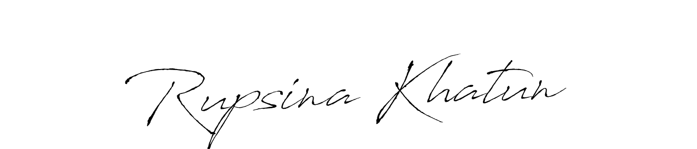 How to make Rupsina Khatun signature? Antro_Vectra is a professional autograph style. Create handwritten signature for Rupsina Khatun name. Rupsina Khatun signature style 6 images and pictures png