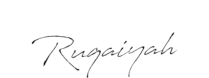How to make Ruqaiyah signature? Antro_Vectra is a professional autograph style. Create handwritten signature for Ruqaiyah name. Ruqaiyah signature style 6 images and pictures png
