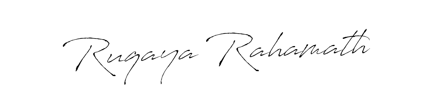 Use a signature maker to create a handwritten signature online. With this signature software, you can design (Antro_Vectra) your own signature for name Ruqaya Rahamath. Ruqaya Rahamath signature style 6 images and pictures png