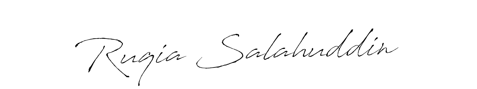 Also You can easily find your signature by using the search form. We will create Ruqia Salahuddin name handwritten signature images for you free of cost using Antro_Vectra sign style. Ruqia Salahuddin signature style 6 images and pictures png
