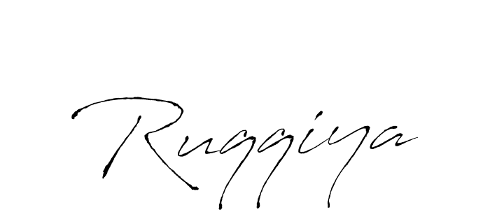 How to make Ruqqiya signature? Antro_Vectra is a professional autograph style. Create handwritten signature for Ruqqiya name. Ruqqiya signature style 6 images and pictures png
