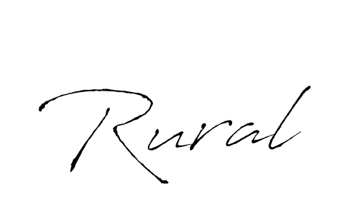 Antro_Vectra is a professional signature style that is perfect for those who want to add a touch of class to their signature. It is also a great choice for those who want to make their signature more unique. Get Rural name to fancy signature for free. Rural signature style 6 images and pictures png
