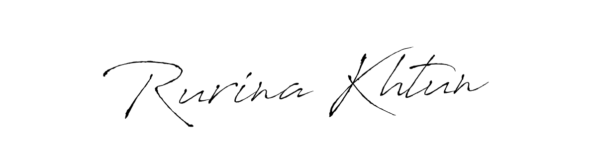 Also we have Rurina Khtun name is the best signature style. Create professional handwritten signature collection using Antro_Vectra autograph style. Rurina Khtun signature style 6 images and pictures png