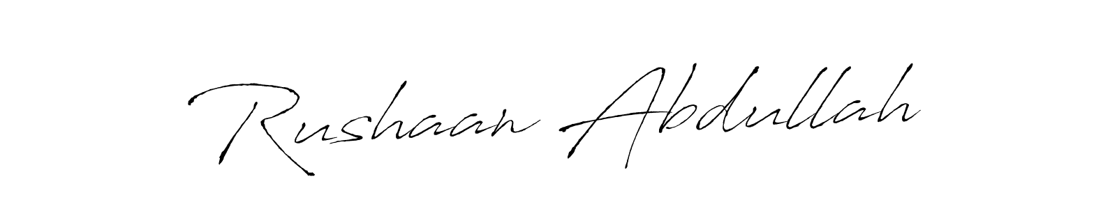 if you are searching for the best signature style for your name Rushaan Abdullah. so please give up your signature search. here we have designed multiple signature styles  using Antro_Vectra. Rushaan Abdullah signature style 6 images and pictures png