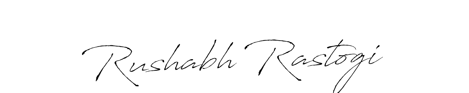 How to make Rushabh Rastogi signature? Antro_Vectra is a professional autograph style. Create handwritten signature for Rushabh Rastogi name. Rushabh Rastogi signature style 6 images and pictures png