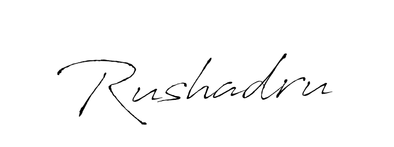 You can use this online signature creator to create a handwritten signature for the name Rushadru. This is the best online autograph maker. Rushadru signature style 6 images and pictures png