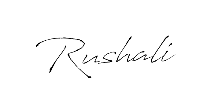 It looks lik you need a new signature style for name Rushali. Design unique handwritten (Antro_Vectra) signature with our free signature maker in just a few clicks. Rushali signature style 6 images and pictures png