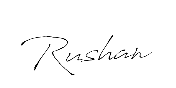 Also we have Rushan name is the best signature style. Create professional handwritten signature collection using Antro_Vectra autograph style. Rushan signature style 6 images and pictures png