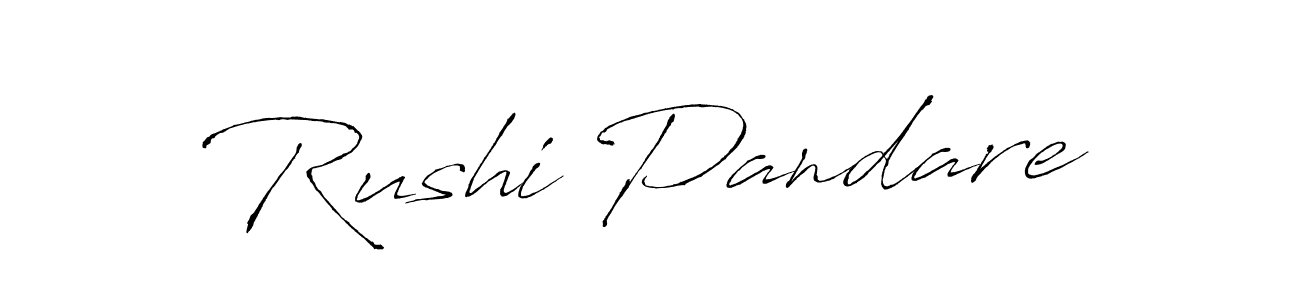 The best way (Antro_Vectra) to make a short signature is to pick only two or three words in your name. The name Rushi Pandare include a total of six letters. For converting this name. Rushi Pandare signature style 6 images and pictures png