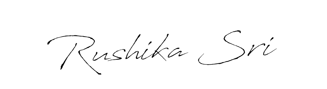The best way (Antro_Vectra) to make a short signature is to pick only two or three words in your name. The name Rushika Sri include a total of six letters. For converting this name. Rushika Sri signature style 6 images and pictures png