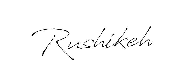 How to Draw Rushikeh signature style? Antro_Vectra is a latest design signature styles for name Rushikeh. Rushikeh signature style 6 images and pictures png