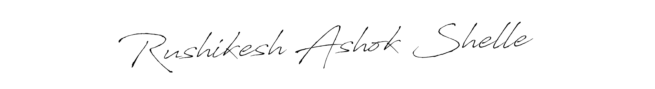 Rushikesh Ashok Shelle stylish signature style. Best Handwritten Sign (Antro_Vectra) for my name. Handwritten Signature Collection Ideas for my name Rushikesh Ashok Shelle. Rushikesh Ashok Shelle signature style 6 images and pictures png