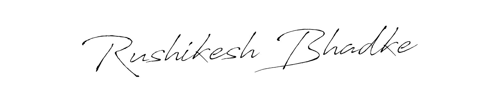 Design your own signature with our free online signature maker. With this signature software, you can create a handwritten (Antro_Vectra) signature for name Rushikesh Bhadke. Rushikesh Bhadke signature style 6 images and pictures png