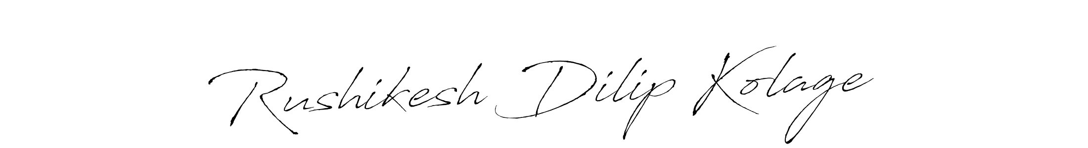 Use a signature maker to create a handwritten signature online. With this signature software, you can design (Antro_Vectra) your own signature for name Rushikesh Dilip Kolage. Rushikesh Dilip Kolage signature style 6 images and pictures png