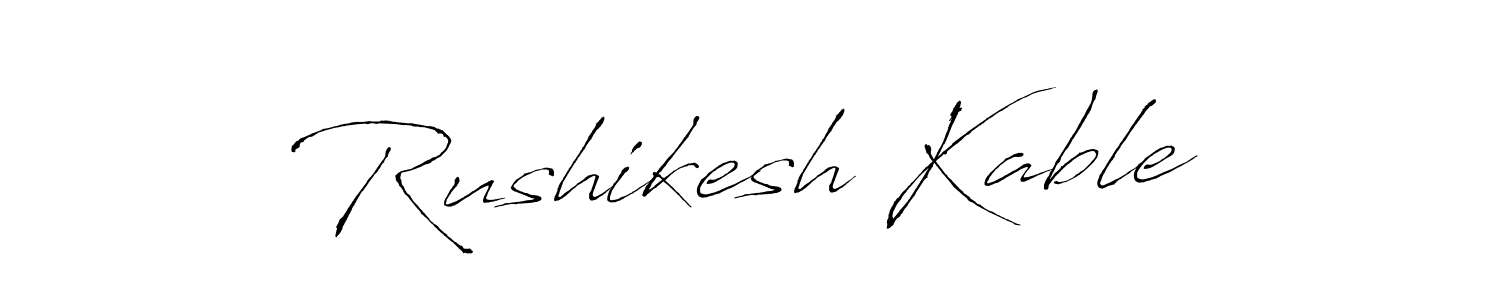 You should practise on your own different ways (Antro_Vectra) to write your name (Rushikesh Kable) in signature. don't let someone else do it for you. Rushikesh Kable signature style 6 images and pictures png