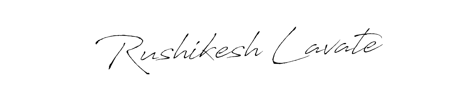 Make a beautiful signature design for name Rushikesh Lavate. With this signature (Antro_Vectra) style, you can create a handwritten signature for free. Rushikesh Lavate signature style 6 images and pictures png
