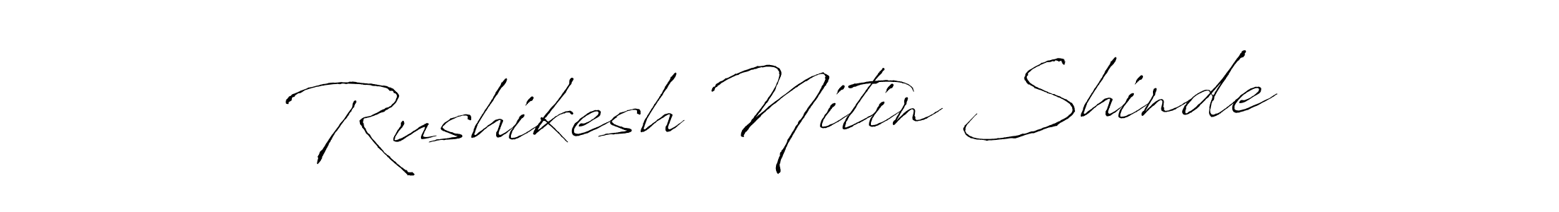 Make a beautiful signature design for name Rushikesh Nitin Shinde. Use this online signature maker to create a handwritten signature for free. Rushikesh Nitin Shinde signature style 6 images and pictures png