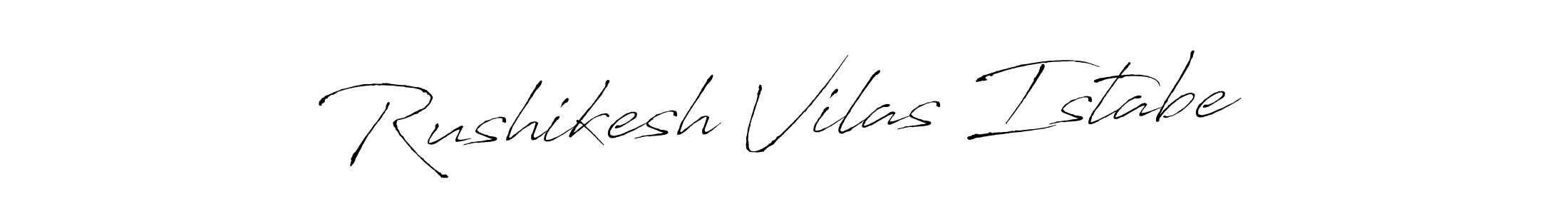 The best way (Antro_Vectra) to make a short signature is to pick only two or three words in your name. The name Rushikesh Vilas Istabe include a total of six letters. For converting this name. Rushikesh Vilas Istabe signature style 6 images and pictures png