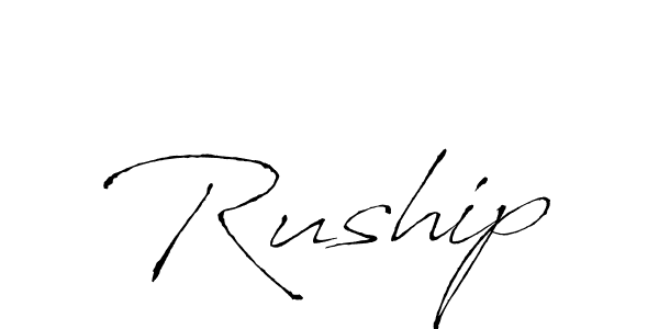 Also we have Ruship name is the best signature style. Create professional handwritten signature collection using Antro_Vectra autograph style. Ruship signature style 6 images and pictures png
