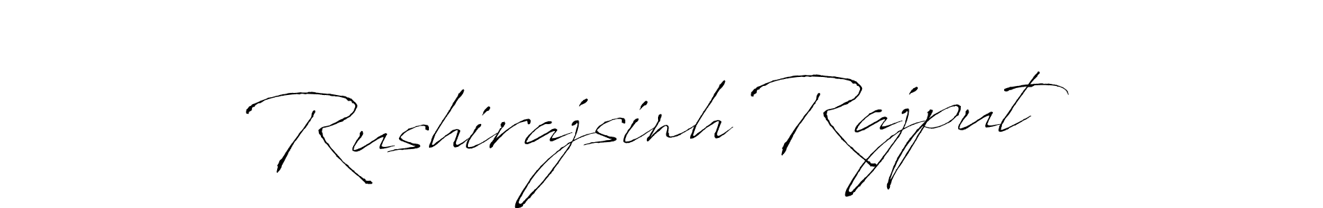 It looks lik you need a new signature style for name Rushirajsinh Rajput. Design unique handwritten (Antro_Vectra) signature with our free signature maker in just a few clicks. Rushirajsinh Rajput signature style 6 images and pictures png